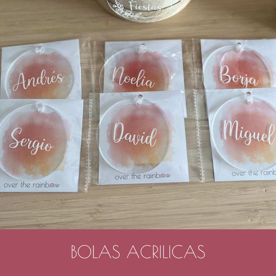 Bolas de Navidad Acrílicas