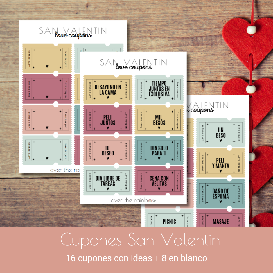 Cupones de San Valentín
