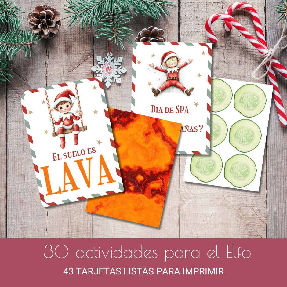 Actividades para el Elfo en la estantería