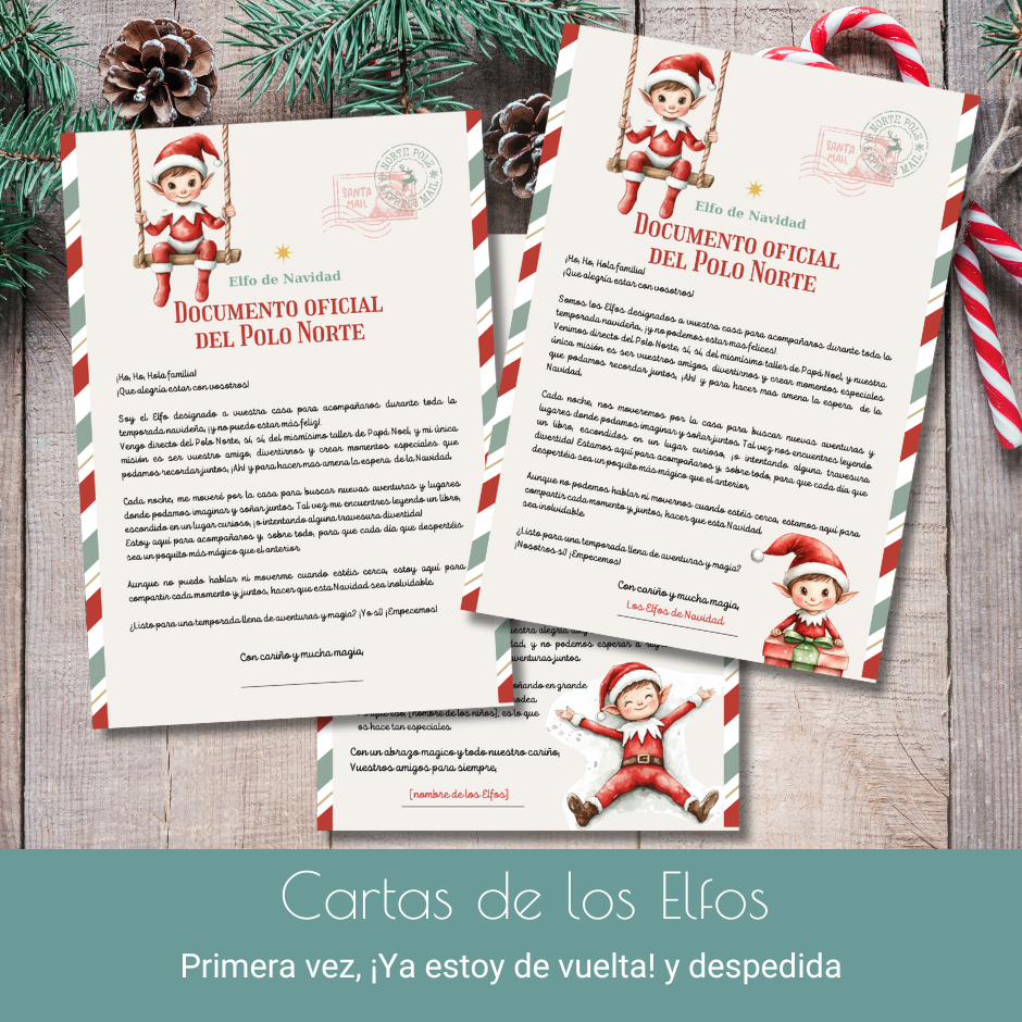 Cartas del Elfo en la estantería