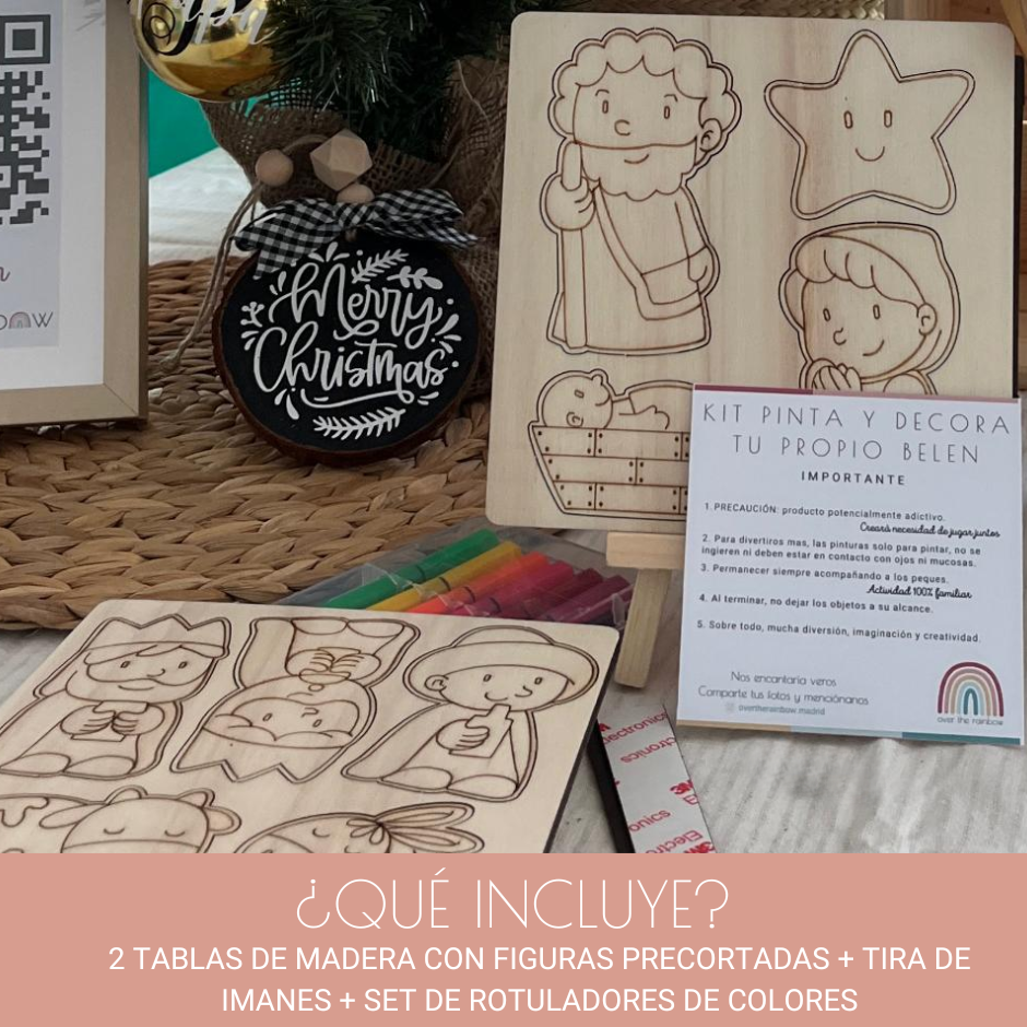 Kit Pinta y Decora tu Propio Belén