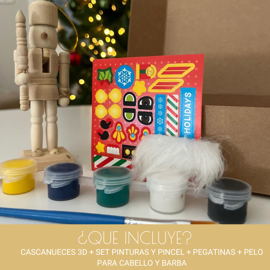 Kit Pinta y Decora tu Cascanueces