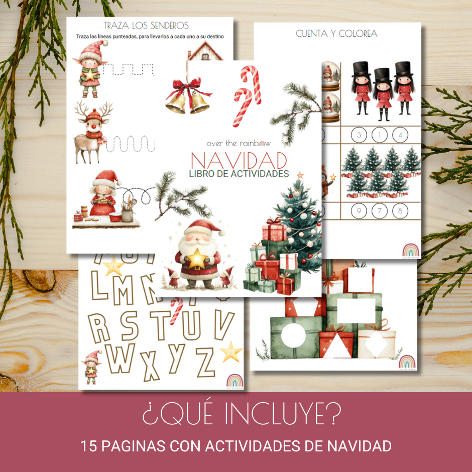 Libro de Actividades Imprimibles - Navidad
