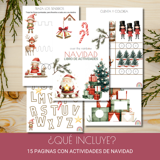 Libro de Actividades Imprimibles - Navidad