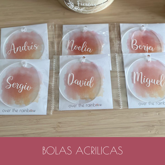 Bolas de Navidad Acrílicas