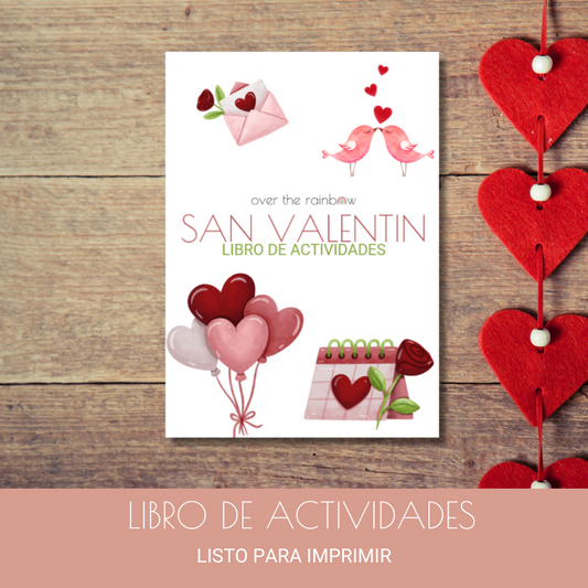 Libro de actividades - San Valentín