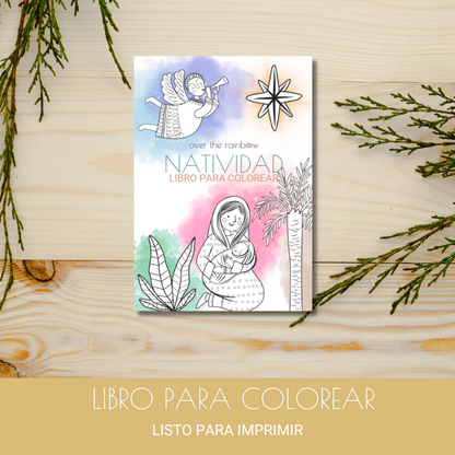 Libro para colorear - La Natividad del Señor