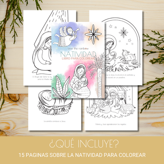 Libro para colorear - La Natividad del Señor