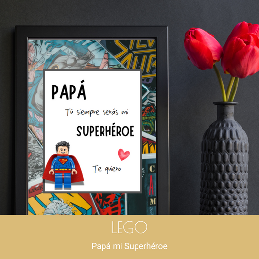 Marco de Superhéroe para Papá - Superman