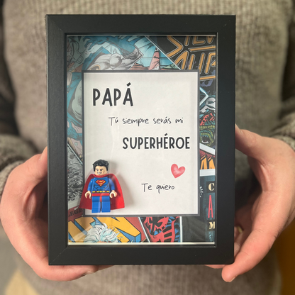 Marco de Superhéroe para Papá - Superman